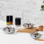 سرویس قابلمه 6 پارچه استیل سریر کاراجا 153.03.08.1367