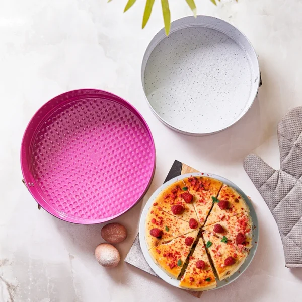 قالب کیک کمربندی 2 تایی 28 + 24 سانتی متر سوپر فوشیا کاراجا 153.03.06.8147