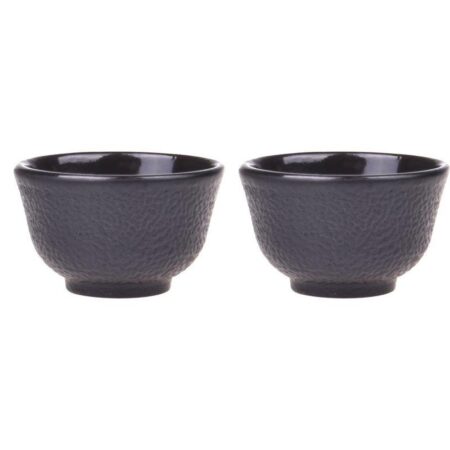 سرویس فنجان 2 نفره چدنی مشکی تورمه تاشوو T0085 Iran Home Appliances لوازم خانگی ایران