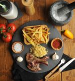 سینی پذیرایی گرد سنگی گالراس تاشوو T1609