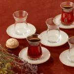 سرویس چای خوری ۶ نفره بژ رترو کاراجا 153.03.06.1591