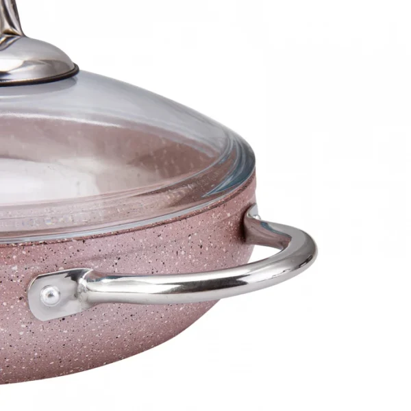 سرویس قابلمه 7 پارچه صورتی بیوگرانیت آوانوس رز کاراجا 153.03.07.9623