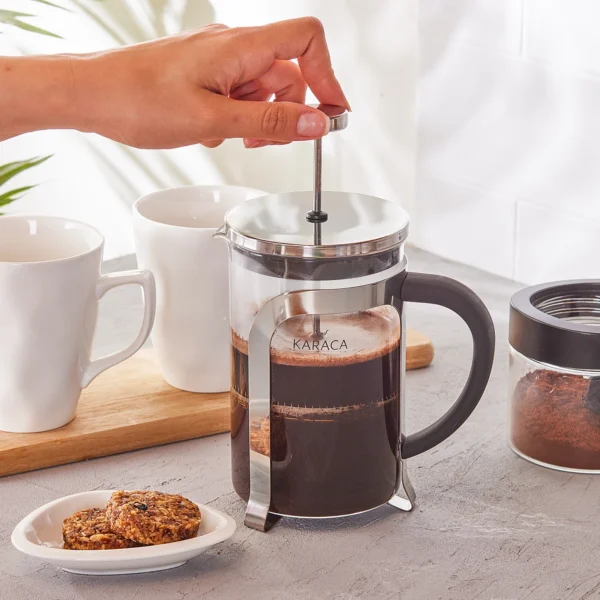 فرنچ پرس 800 میلی لیتر کافی بین متالیک کاراجا 153.01.05.3811