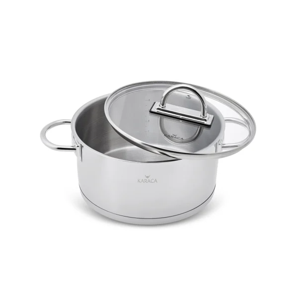 سرویس غذاپز 17 پارچه استیل پلاتینیوم کاراجا 153.03.07.5194 Iran Home Appliances لوازم خانگی ایران