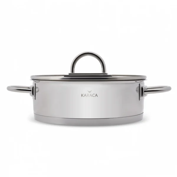 سرویس غذاپز 17 پارچه استیل پلاتینیوم کاراجا 153.03.07.5194 Iran Home Appliances لوازم خانگی ایران