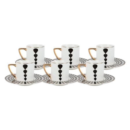 سرویس قهوه خوری 6 نفره دراپ کاراجا 153.01.01.4026 Iran Home Appliances لوازم خانگی ایران