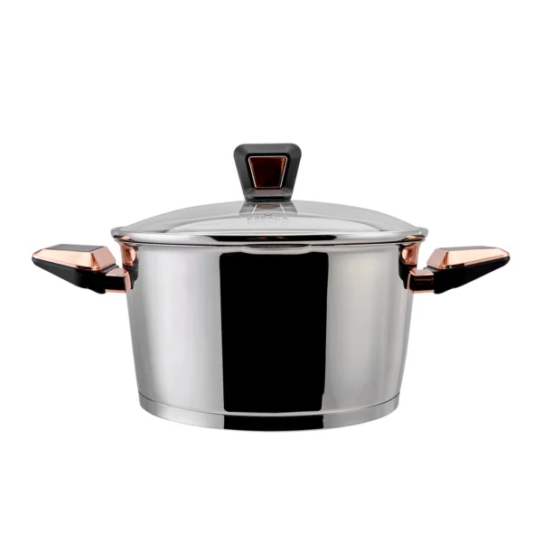 سرویس قابلمه 8 پارچه پاوراستیل کوب کاراجا 153.03.07.8260 Iran Home Appliances لوازم خانگی ایران