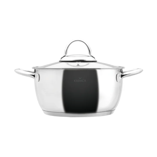 قابلمه 20 سانتی متر استیل چامپ کاراجا 153.03.07.9714 Iran Home Appliances لوازم خانگی ایران