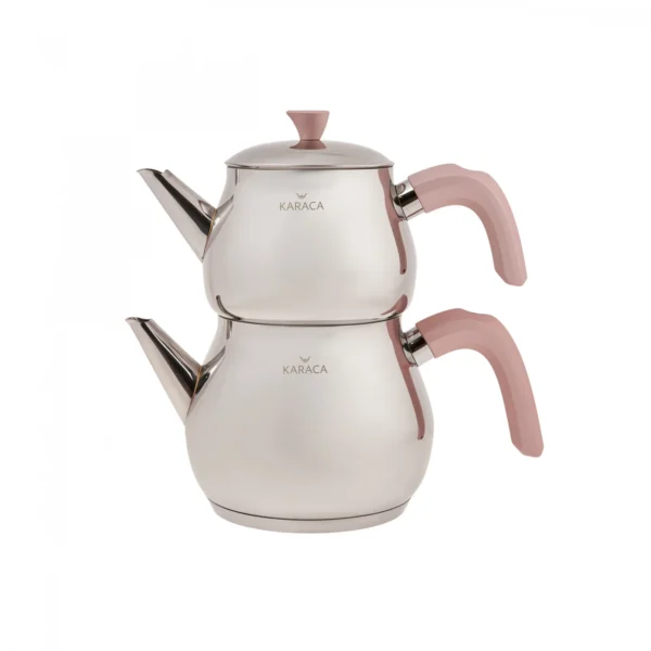 کتری و قوری استیل 1.75 + 1 لیتر لیلا کاراجا 153.03.06.1275