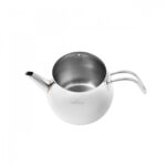 کتری و قوری 1.75 + 1 لیتر استیل براق لیلا کاراجا 153.03.06.1275