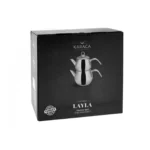 کتری و قوری استیل 1.75 + 1 لیتر براق لیلا کاراجا 153.03.06.1275