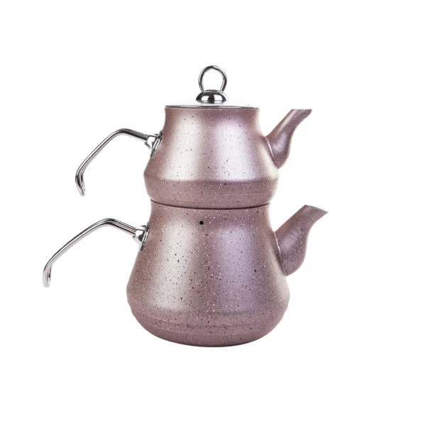 کتری و قوری 2.2+1.1 لیتر رز گرانیت کاراجا 153.03.06.1391