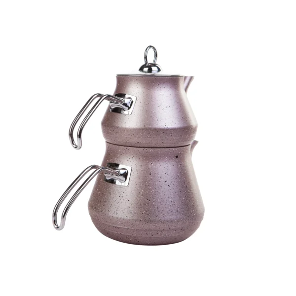 کتری و قوری 2.2+1.1 لیتر رز گرانیت کاراجا 153.03.06.1391