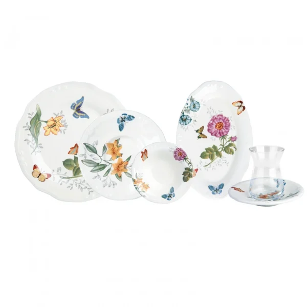 سرویس صبحانه ۲۶ پارچه داهلیا کاراجا 153.03.08.0250 Iran Home Appliances لوازم خانگی ایران