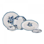 سرویس صبحانه ۲۶ پارچه آبی نوستالجی کاراجا 153.03.08.0258 Iran Home Appliances لوازم خانگی ایران