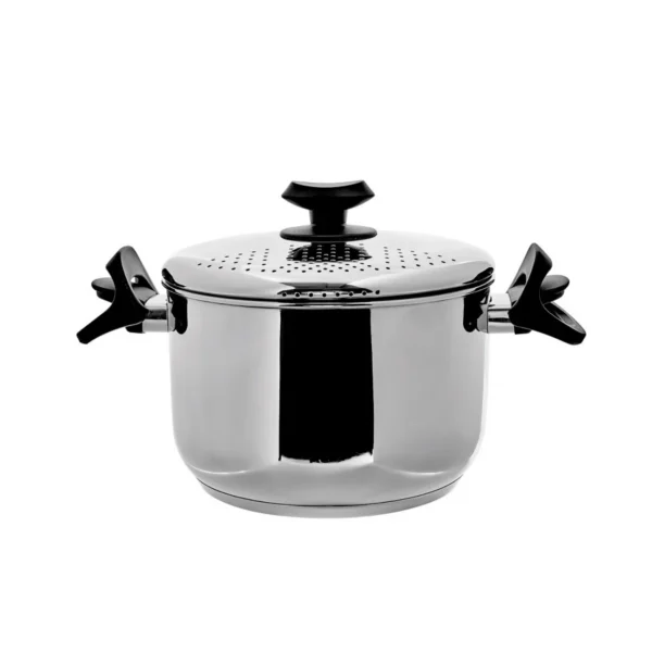 قابلمه پاستا 22 سانتی متر استیل موتفاکشور کاراجا 153.03.08.0369 Iran Home Appliances لوازم خانگی ایران