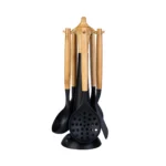 سرویس کفگیر و ملاقه 6 پارچه مشکی کاراجا 153.03.06.1535 Iran Home Appliances لوازم خانگی ایران