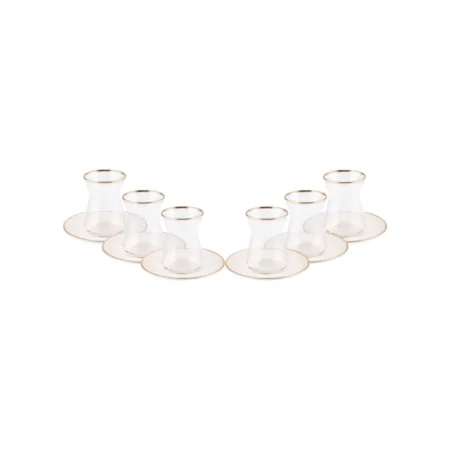 سرویس چای خوری ۶ نفره بژ رترو کاراجا 153.03.06.1591 Iran Home Appliances لوازم خانگی ایران