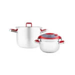 زودپز دوقلو 6 + 4 لیتر استیل اربیت کاراجا 153.03.08.0509