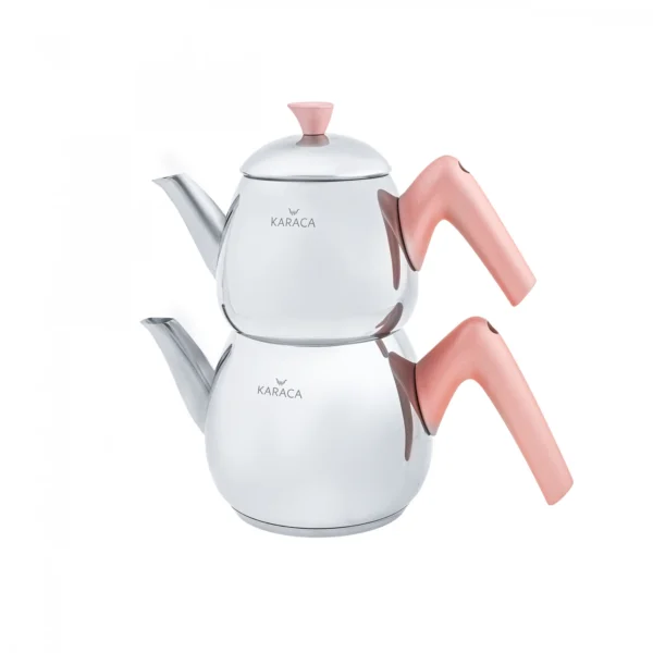 کتری و قوری کوچک 1.5 + 0.75 لیتر مرکور رزگلد کاراجا 153.03.08.0545