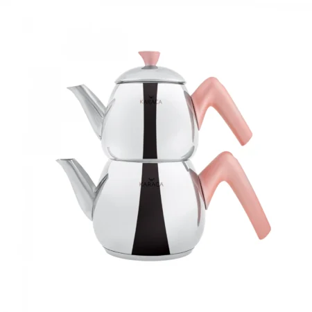 کتری و قوری کوچک 1.5 + 0.75 لیتر مرکور رزگلد کاراجا 153.03.08.0545