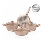 سرویس قابلمه 7 پارچه رز آنتیک بیوگرانیت کاراجا 153.03.08.1153 Iran Home Appliances لوازم خانگی ایران