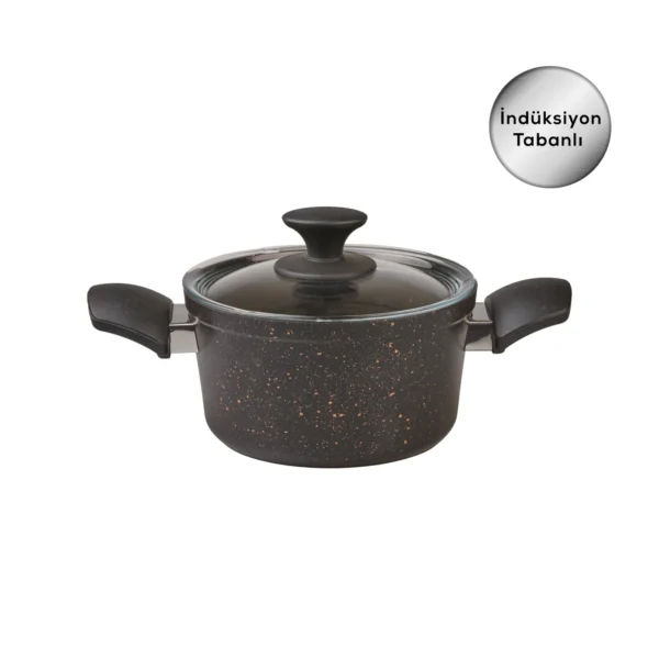 سرویس قابلمه 7 پارچه مشکی طلایی پاور بیوگرانیت کاراجا 153.03.08.1154 Iran Home Appliances لوازم خانگی ایران