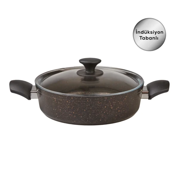 سرویس قابلمه و کفگیر و ملاقه 13 پارچه مشکی طلایی پاور بیوگرانیت کاراجا 153.03.08.1172 Iran Home Appliances لوازم خانگی ایران