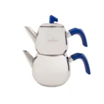 کتری و قوری 2 + 1 لیتر آکدنیز آبی کاراجا 153.03.08.1192