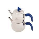 کتری و قوری 2 + 1 لیتر آکدنیز آبی کاراجا 153.03.08.1192