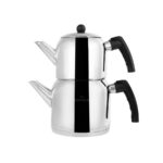 کتری و قوری 2 + 1.2 لیتر استیل اسکار کاراجا 153.03.08.1196