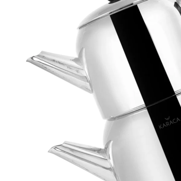 کتری و قوری 2 + 1.2 لیتر استیل اسکار کاراجا 153.03.08.1196