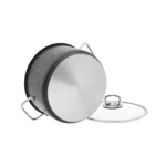 سرویس قابلمه 7 پارچه طوسی بیوگرانیت کاراجا 153.03.08.1594 Iran Home Appliances لوازم خانگی ایران