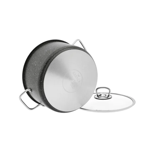 سرویس قابلمه 7 پارچه طوسی بیوگرانیت کاراجا 153.03.08.1594 Iran Home Appliances لوازم خانگی ایران