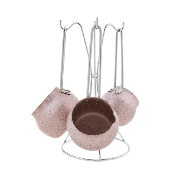 قهوه جوش 2-3-4 فنجان رزگلد بیوگرانیت کاراجا 153.03.08.1610