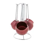 قهوه جوش 2-3-4 فنجان قرمز بیوگرانیت کاراجا 153.03.08.1611