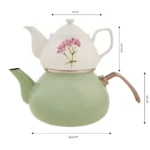 کتری و قوری 2 + 1 لیتر سبز مورلند کاراجا 153.03.08.1848