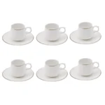 سرویس قهوه خوری 6 نفره سفید داملا کاراجا 153.03.06.7162 Iran Home Appliances لوازم خانگی ایران