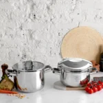 زودپز دوقلو 6 + 4 لیتر استیل سفید کاراجا 153.03.08.0994