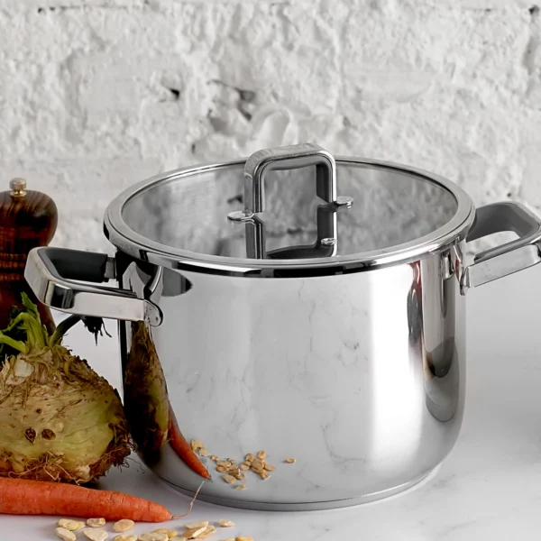 زودپز دوقلو 6 + 4 لیتر استیل سفید کاراجا 153.03.08.0994