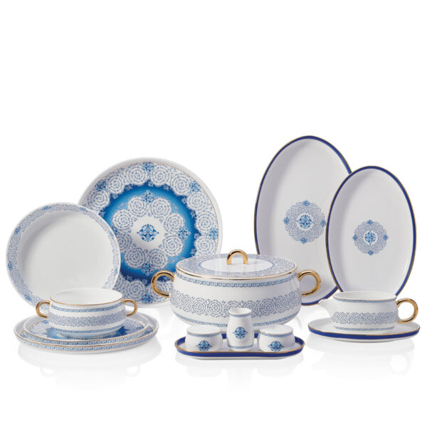 سرویس غذاخوری چینی 91 پارچه آسیان کرکماز 8540