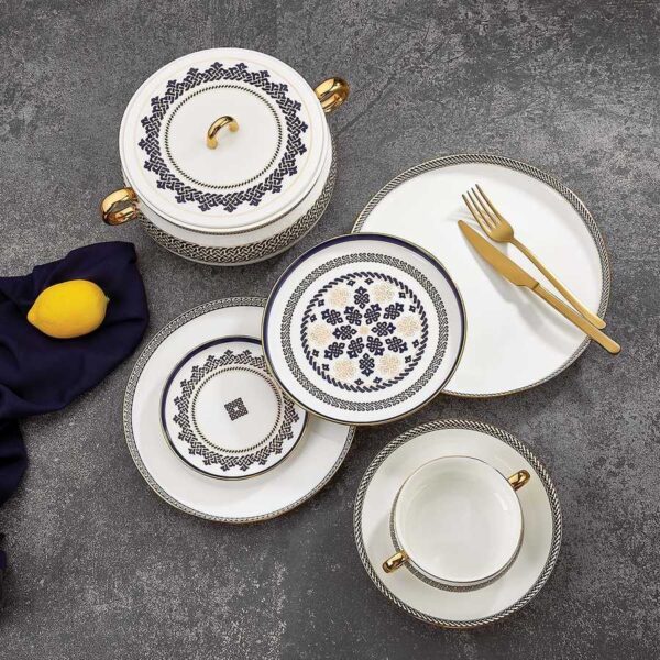 سرویس غذاخوری چینی 91 پارچه آسیان کرکماز 8546