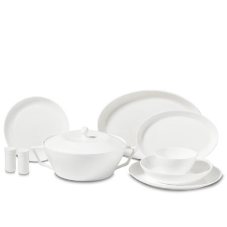 سرویس غذاخوری چینی 58 پارچه لاینز کرکماز 8265