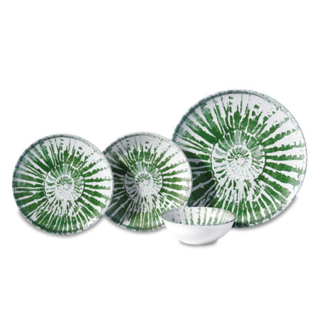 سرویس غذاخوری چینی 16 پارچه سبز لورا کرکماز 8858-2