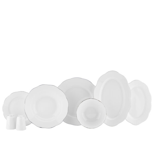 سرویس غذاخوری چینی 55 پارچه رزا کرکماز 8830