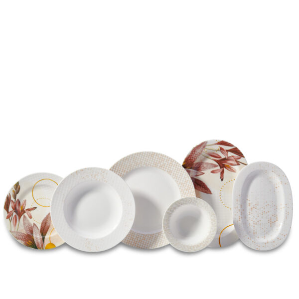 سرویس غذاخوری چینی 55 پارچه ونسا کرکماز 8866