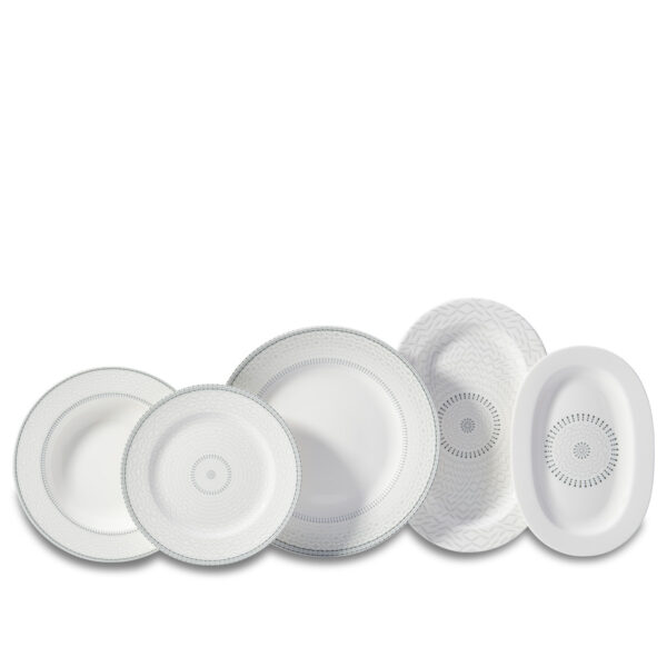 سرویس غذاخوری چینی 55 پارچه ونسا کرکماز 8867