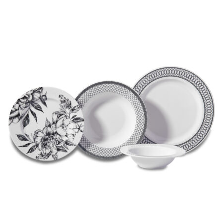 سرویس غذاخوری چینی 24 پارچه ونسا کرکماز 8875