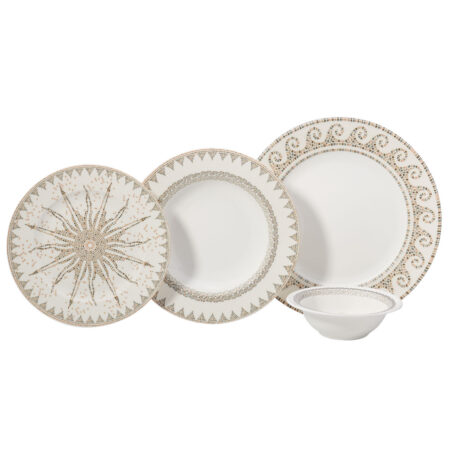 سرویس غذاخوری چینی 24 پارچه ونسا کرکماز 8884