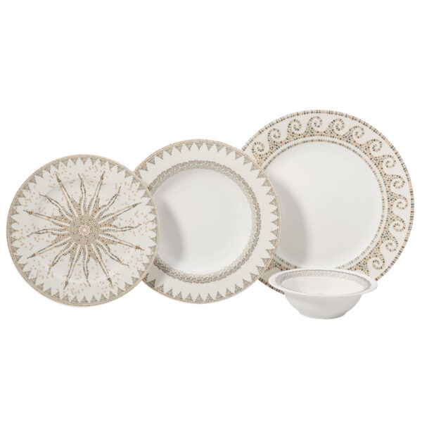 سرویس غذاخوری چینی 24 پارچه ونسا کرکماز 8884